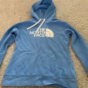 North’face blue hoodie!!
